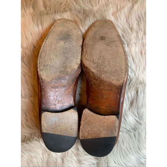 Magnanni Paseo Leather Strap Dress Loafer shoes men's size 12M - Picture 5 of 9